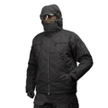 Tactical winter jacket Northwest Gears Black RipStop Climashield Apex