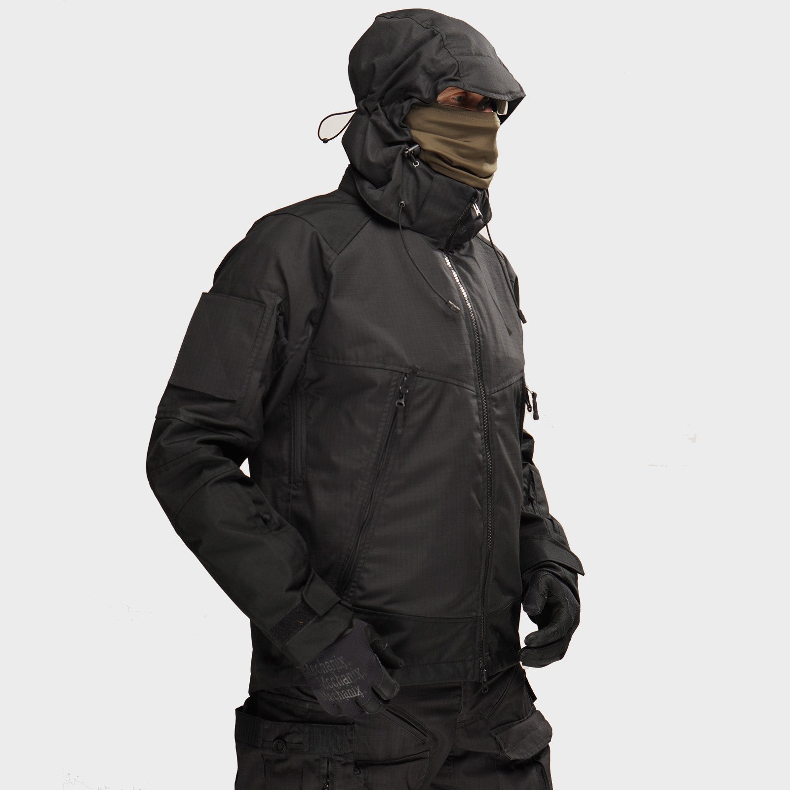 Tactical demi-season jacket Northwest Gears Gen 5.6 Black Ripstop