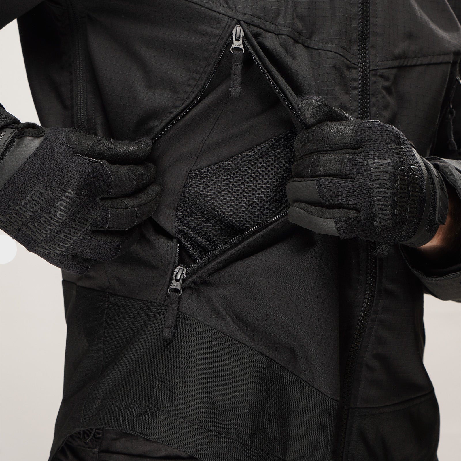 Tactical demi-season jacket Northwest Gears Gen 5.6 Black Ripstop