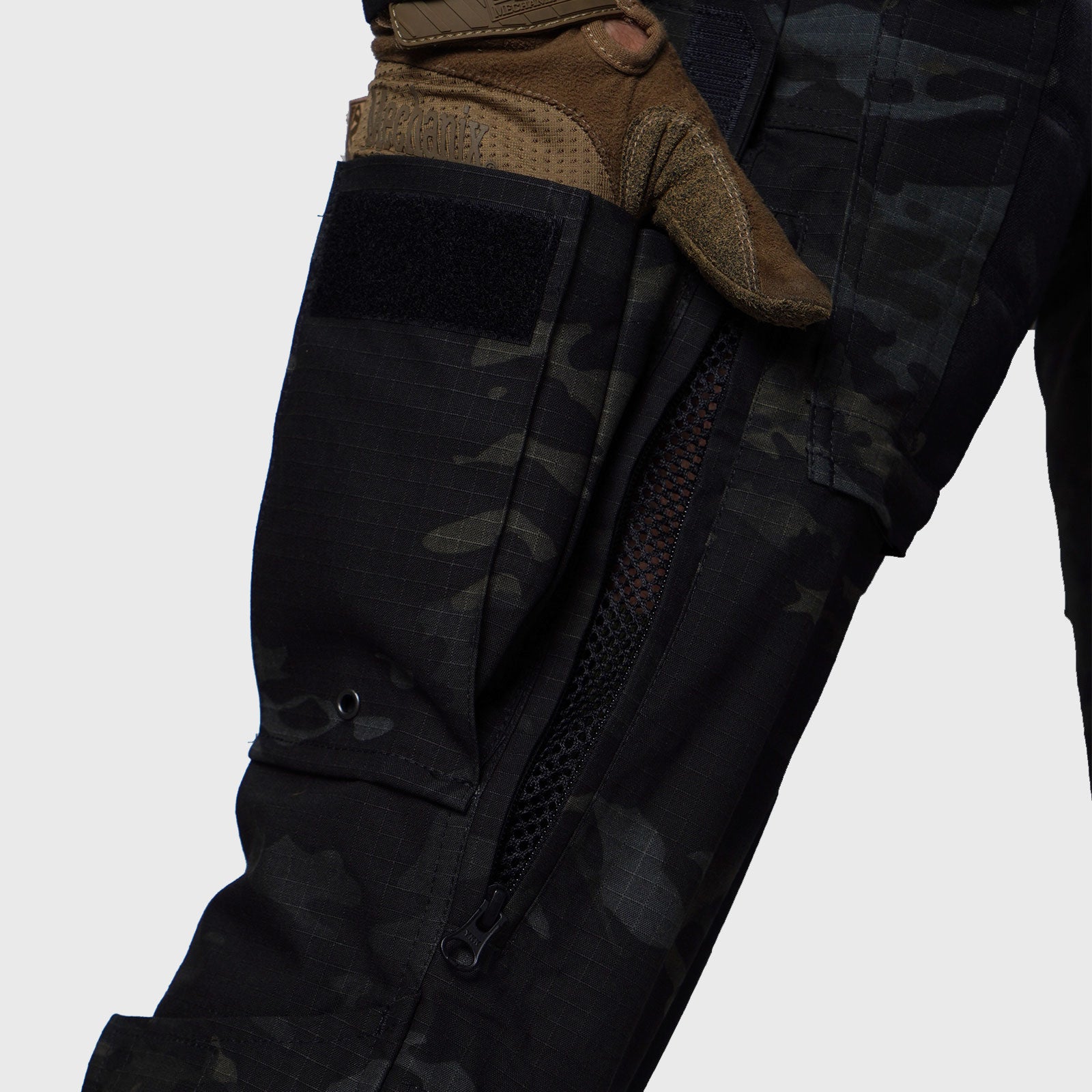 Pants with Kneepads Northwest Gears Multicam Black