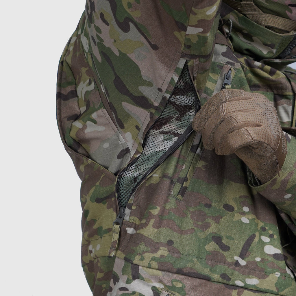 Tactical demi-season jacket with fleece Northwest Gears Multicam Ripstop