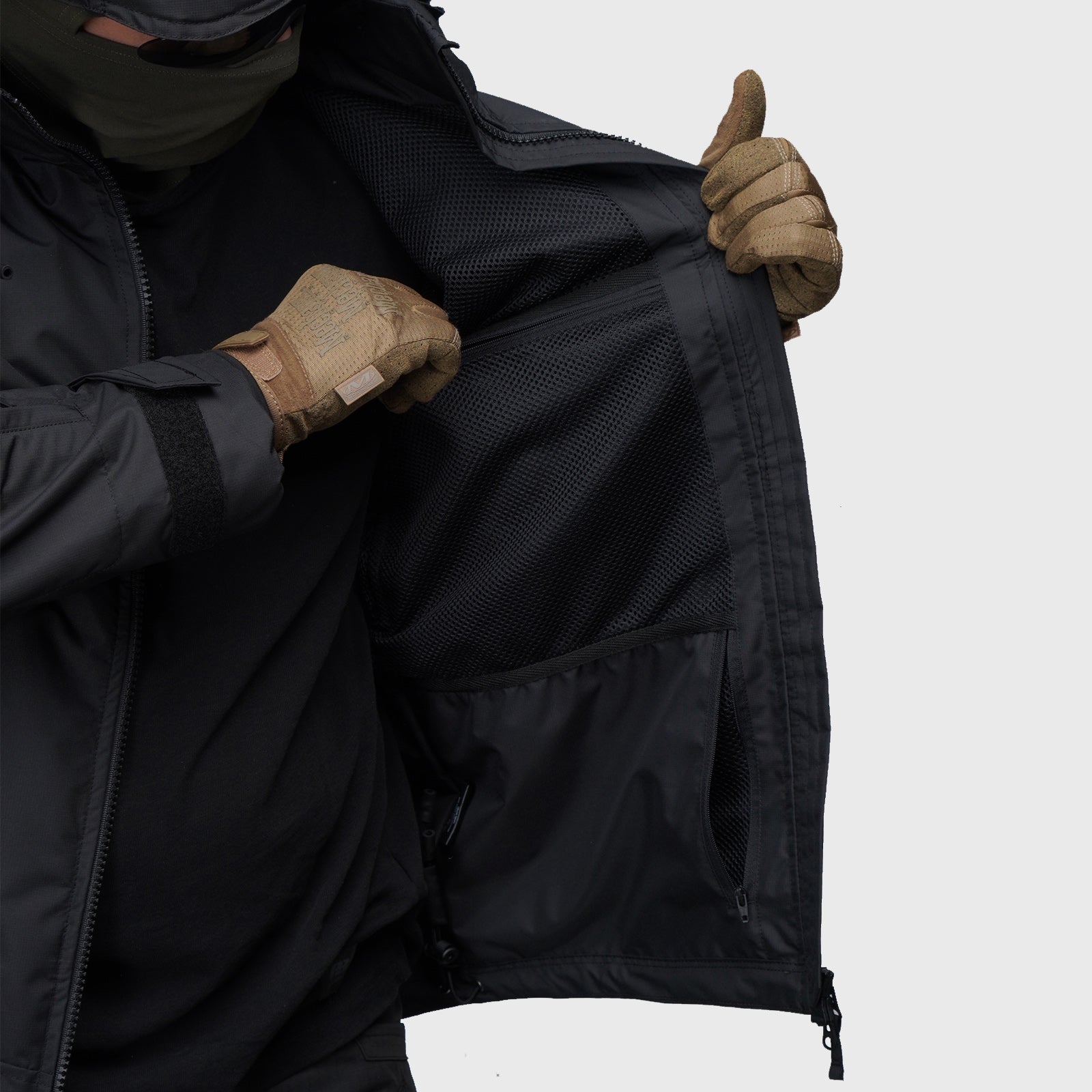 Tactical demi-season jacket Northwest Gears Black Membrane VIP