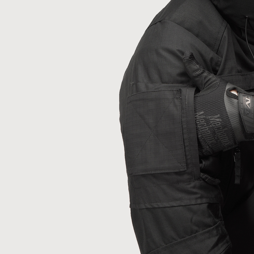 Tactical winter jacket Northwest Gears Black RipStop Climashield Apex