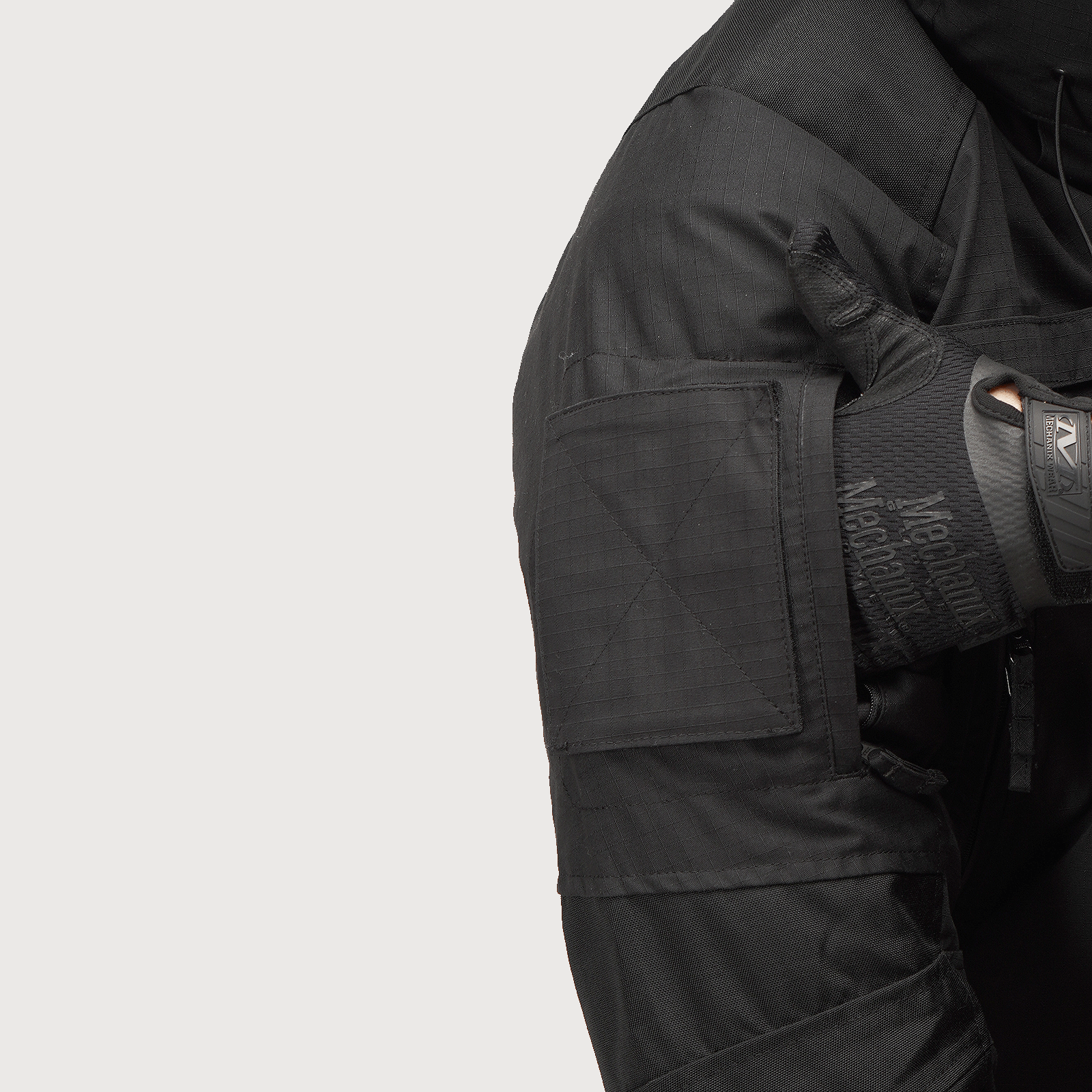 Tactical winter jacket Northwest Gears Black RipStop Climashield Apex