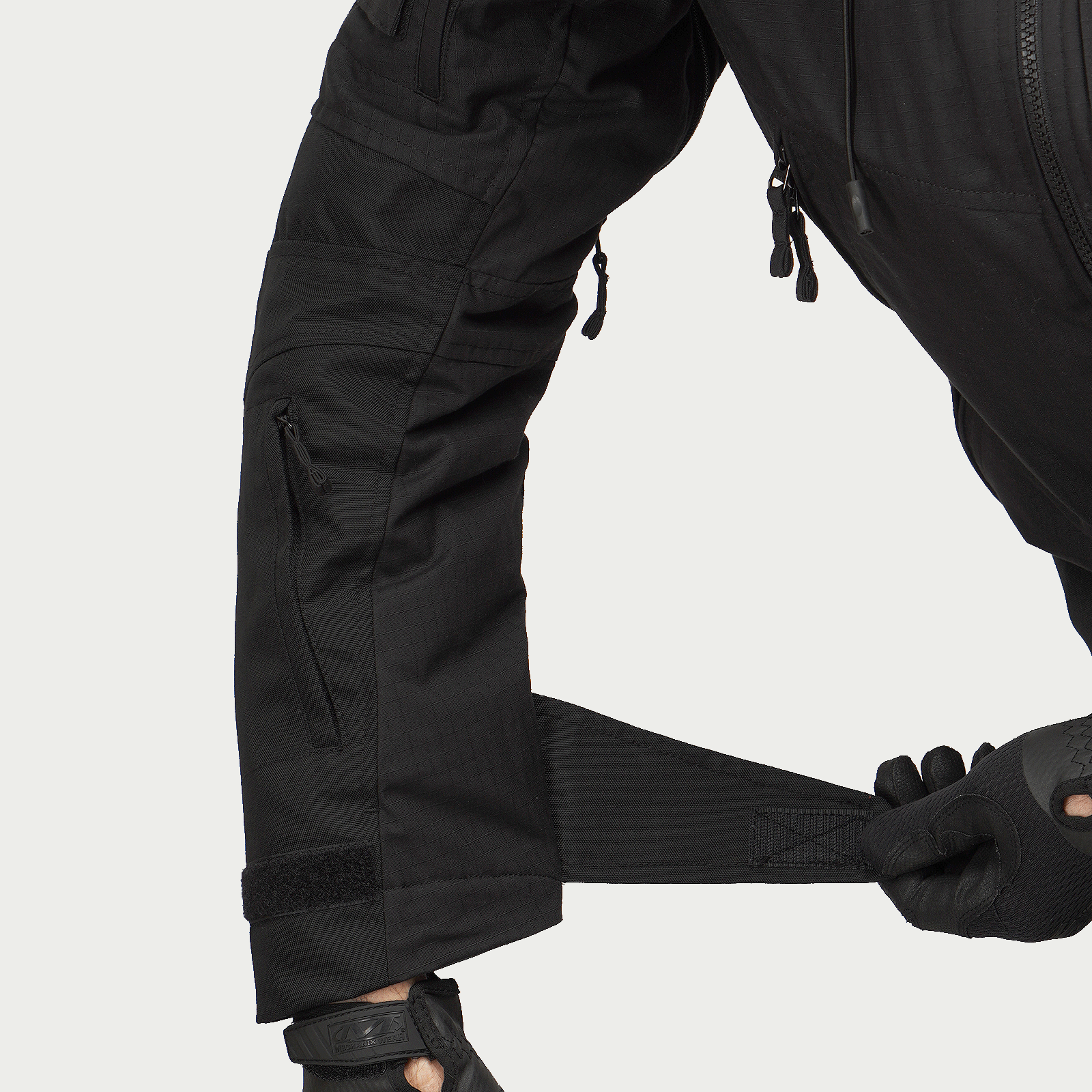 Tactical winter jacket Northwest Gears Black RipStop Climashield Apex