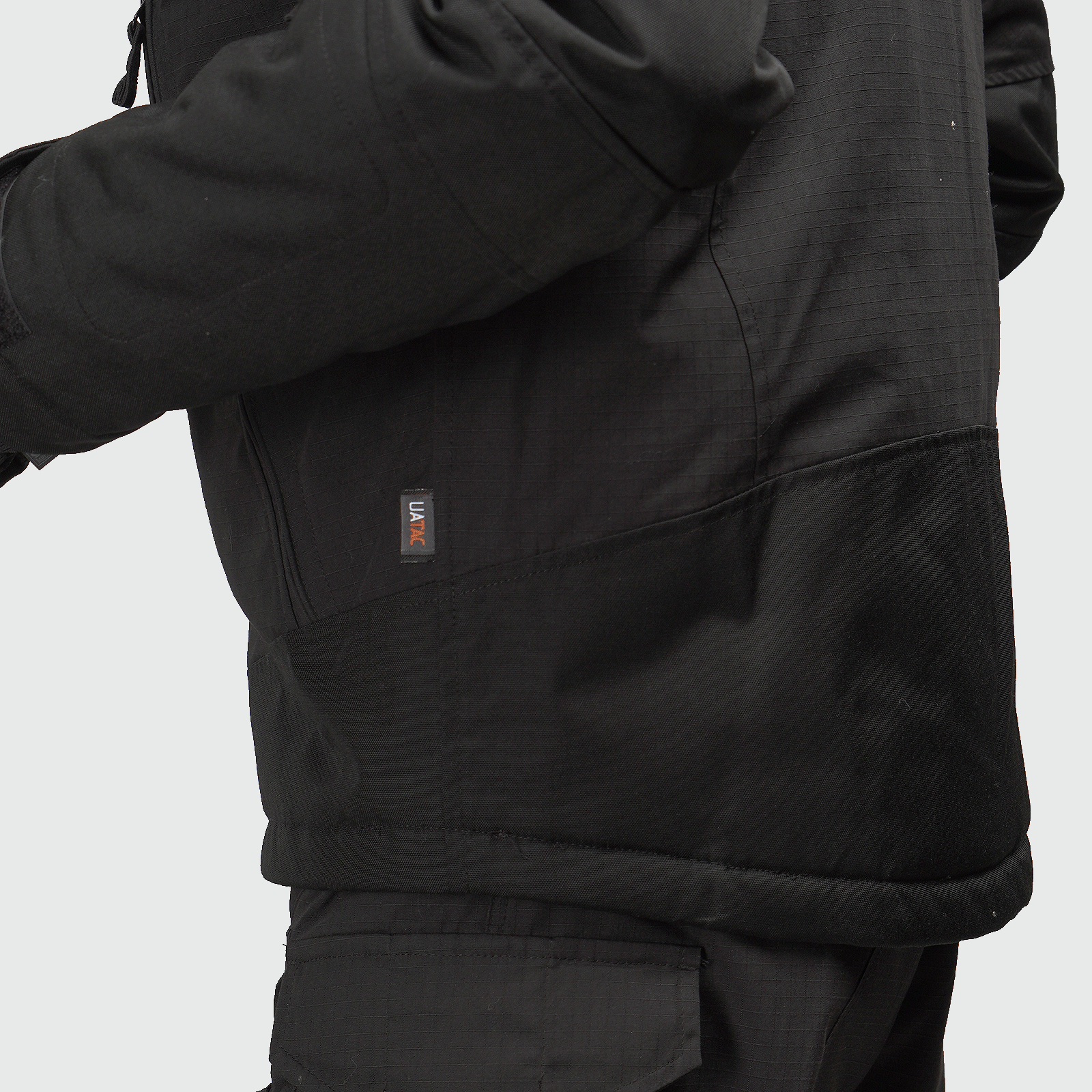 Tactical winter jacket Northwest Gears Black RipStop Climashield Apex